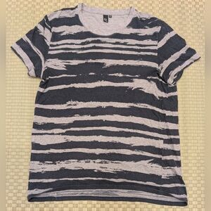 McQ Alexander McQueen Striped T-shirt Men's Size Small Made in Turkey